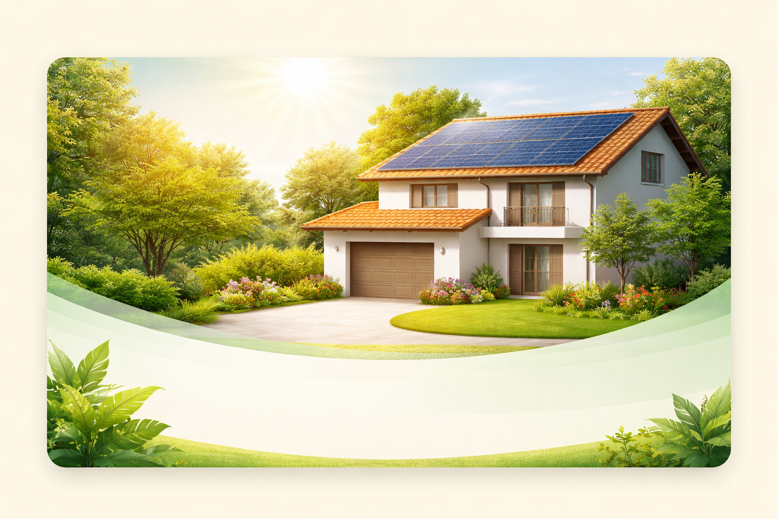 Domestic Solar Power Plant